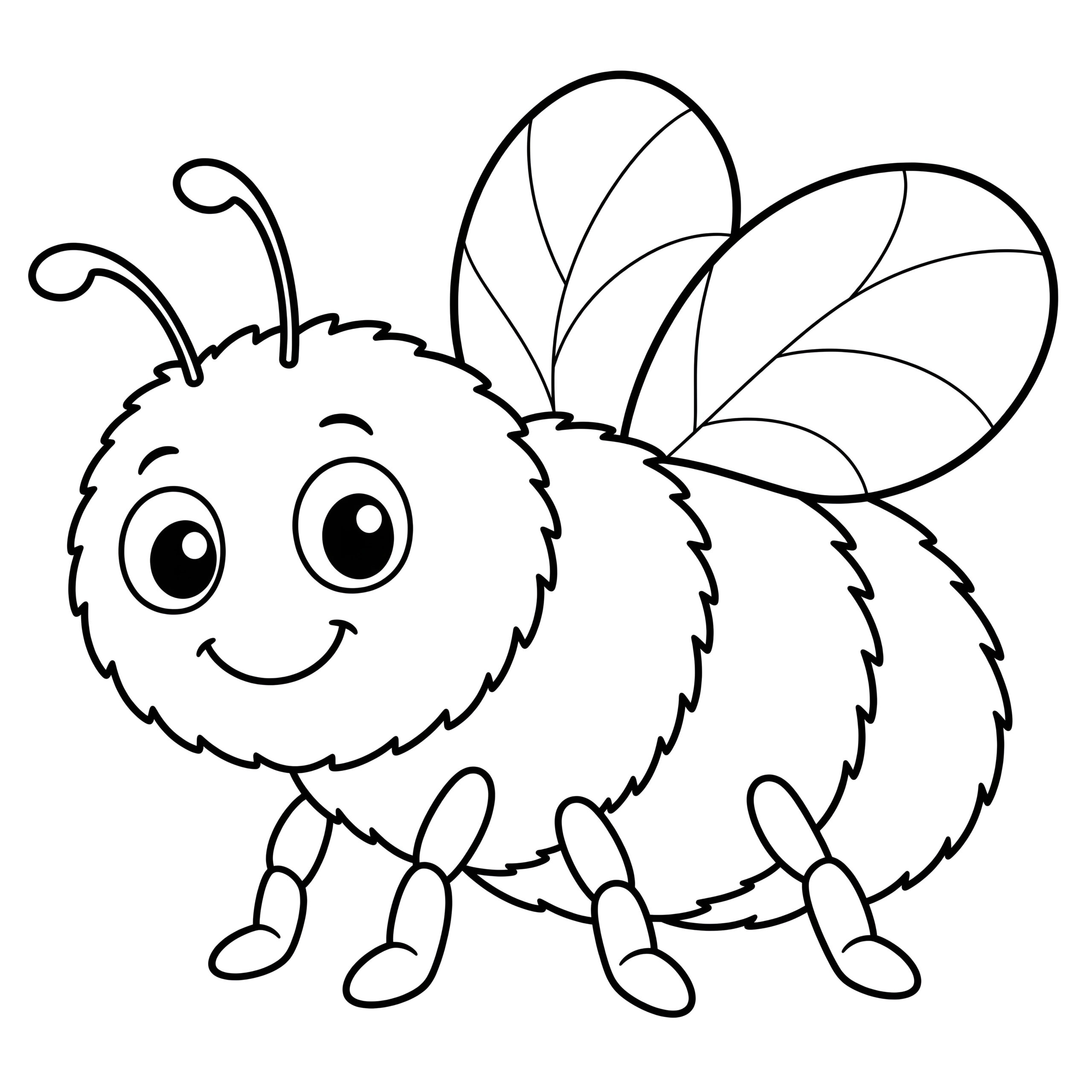 Ackerhummel Ausmalbild – Kostenlose Malvorlage zum Ausdrucken