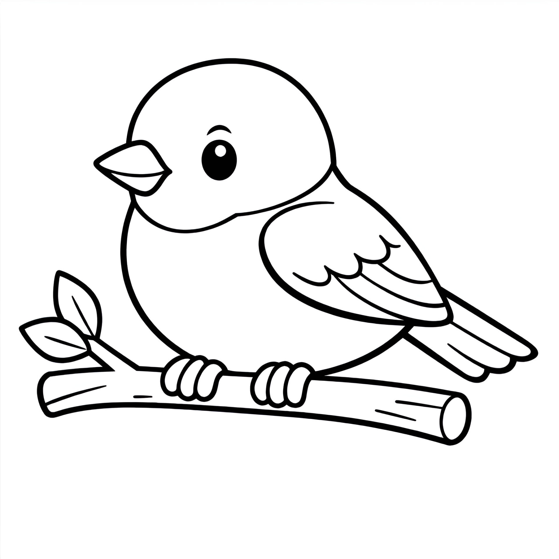 Buchfink Ausmalbild kostenlos – Malvorlage zum Ausdrucken für Kinder von MOWOLI