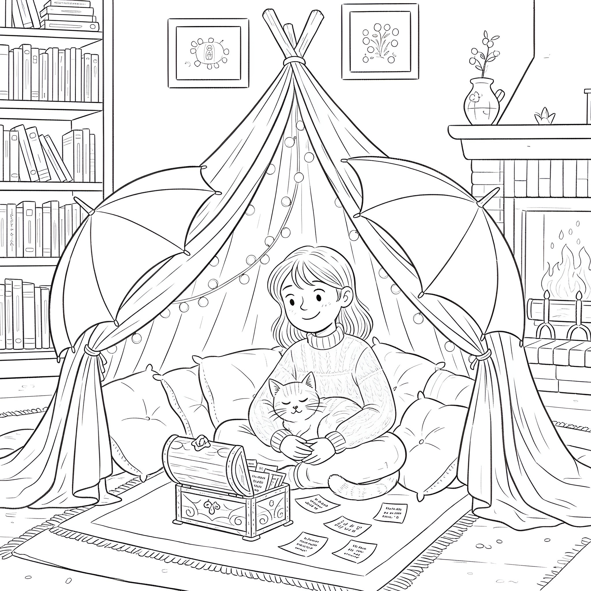 Ausmalbild Dankbarkeit 💛