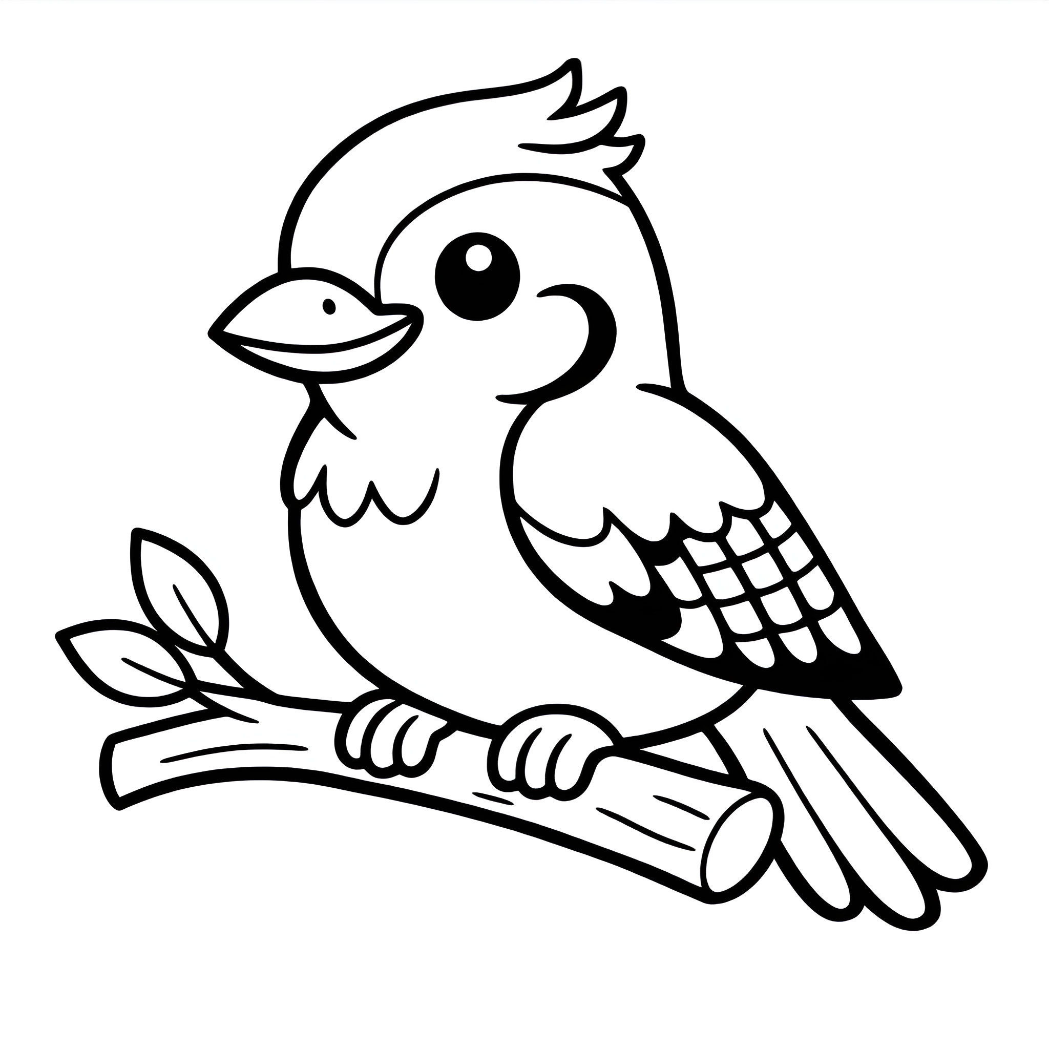 Eichelhäher Ausmalbild – Kostenlose Malvorlage zum Ausdrucken