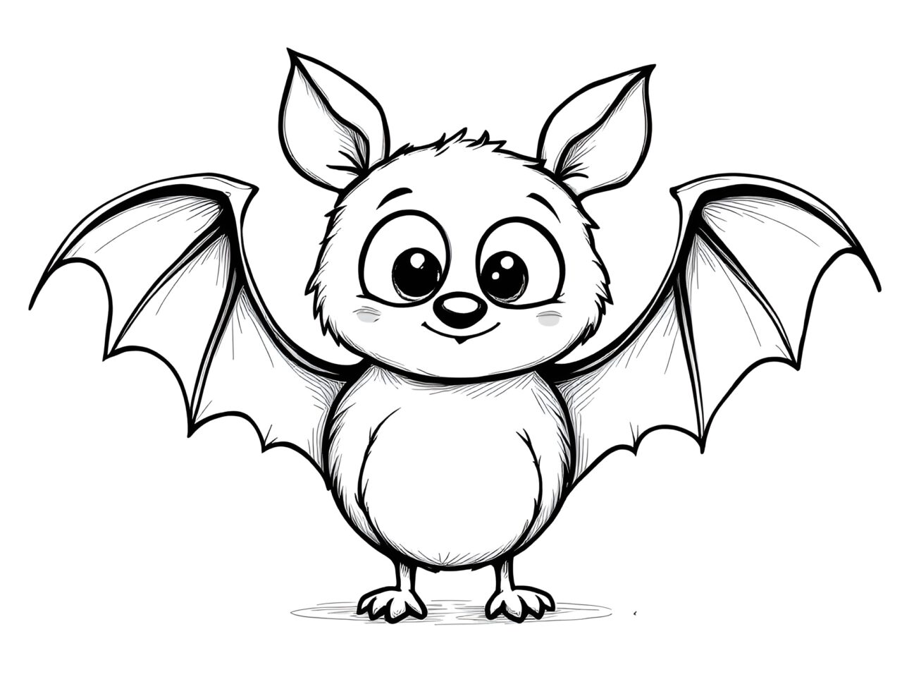  Ausmalbild Fledermaus 🦇 - MOWOLI 🌈 Deine bunte Kinderwelt! Motiv 