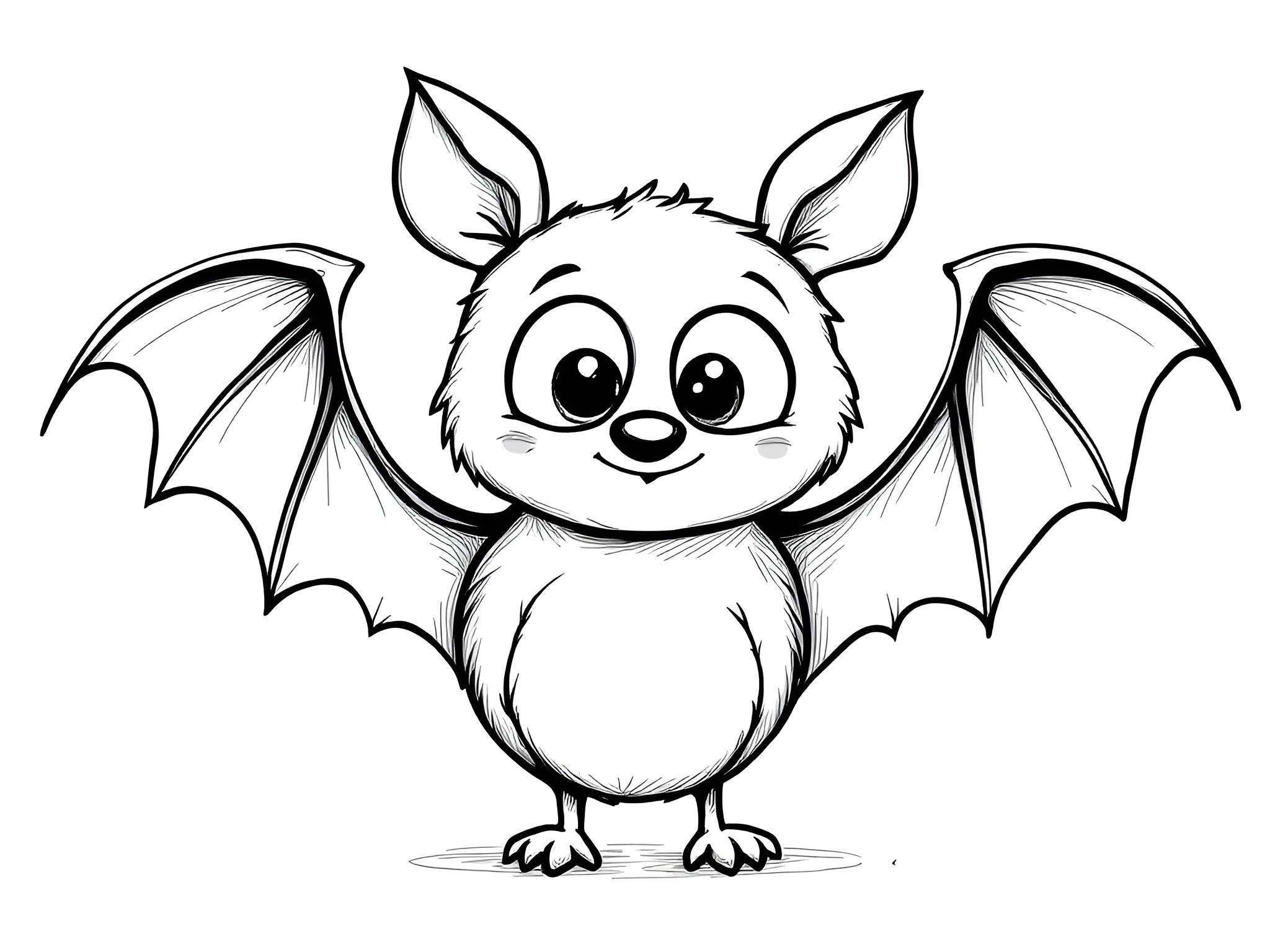 Ausmalbild Fledermaus MOWOLI Deine Bunte Kinderwelt 