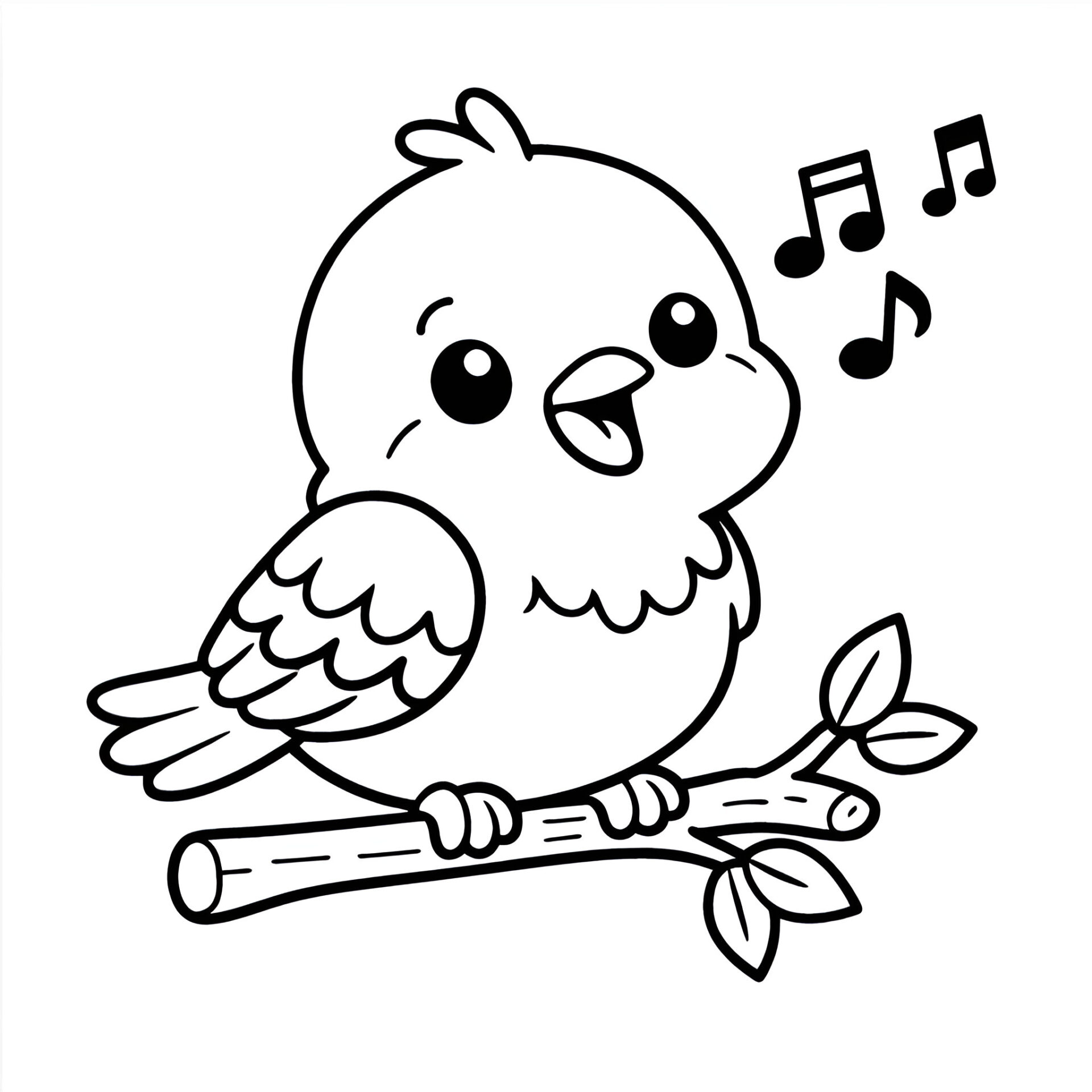 Girlitz Ausmalbild kostenlos – Malvorlage zum Ausdrucken für Kinder von MOWOLI