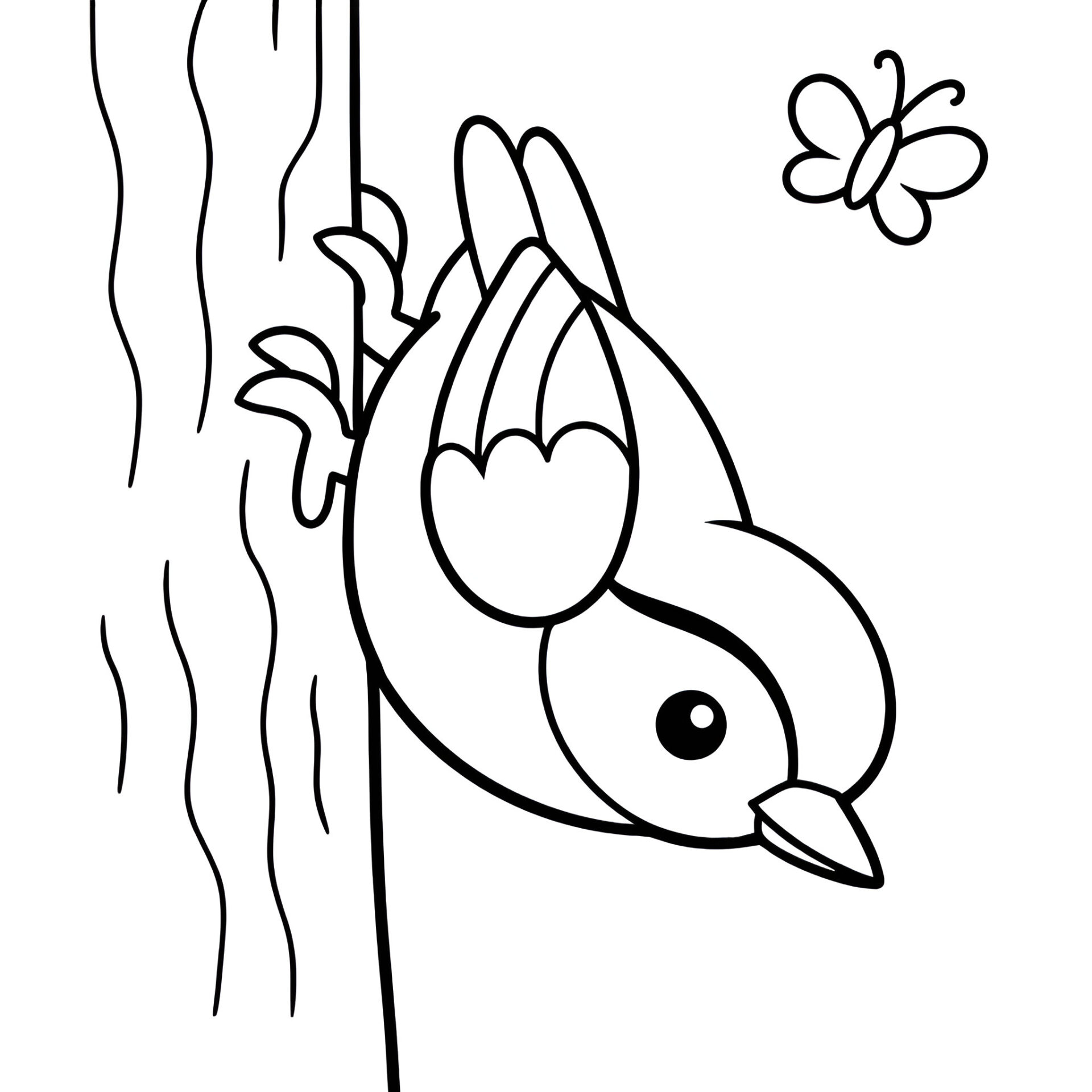 Kleiber Ausmalbild kostenlos – Malvorlage zum Ausdrucken für Kinder von MOWOLI