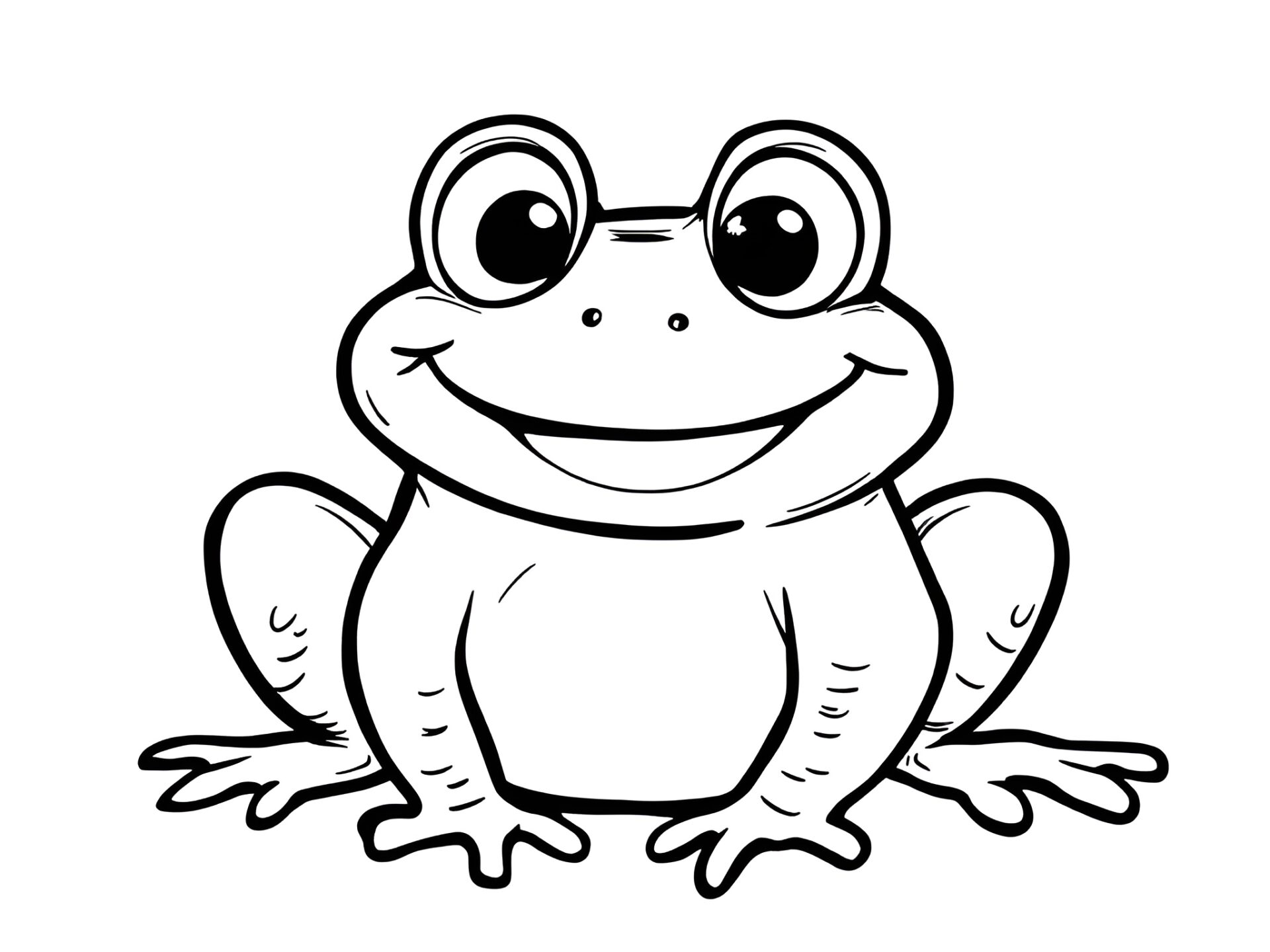 Ausmalbild Kröte – Kreativer Malspaß mit einem geheimnisvollen Gartenbewohner 🐸 von MOWOLI