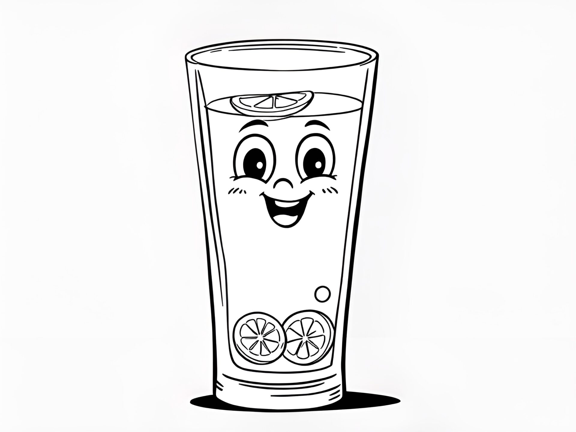 Ausmalbild Limonade – Spritziger Sommerspaß zum Ausmalen von MOWOLI