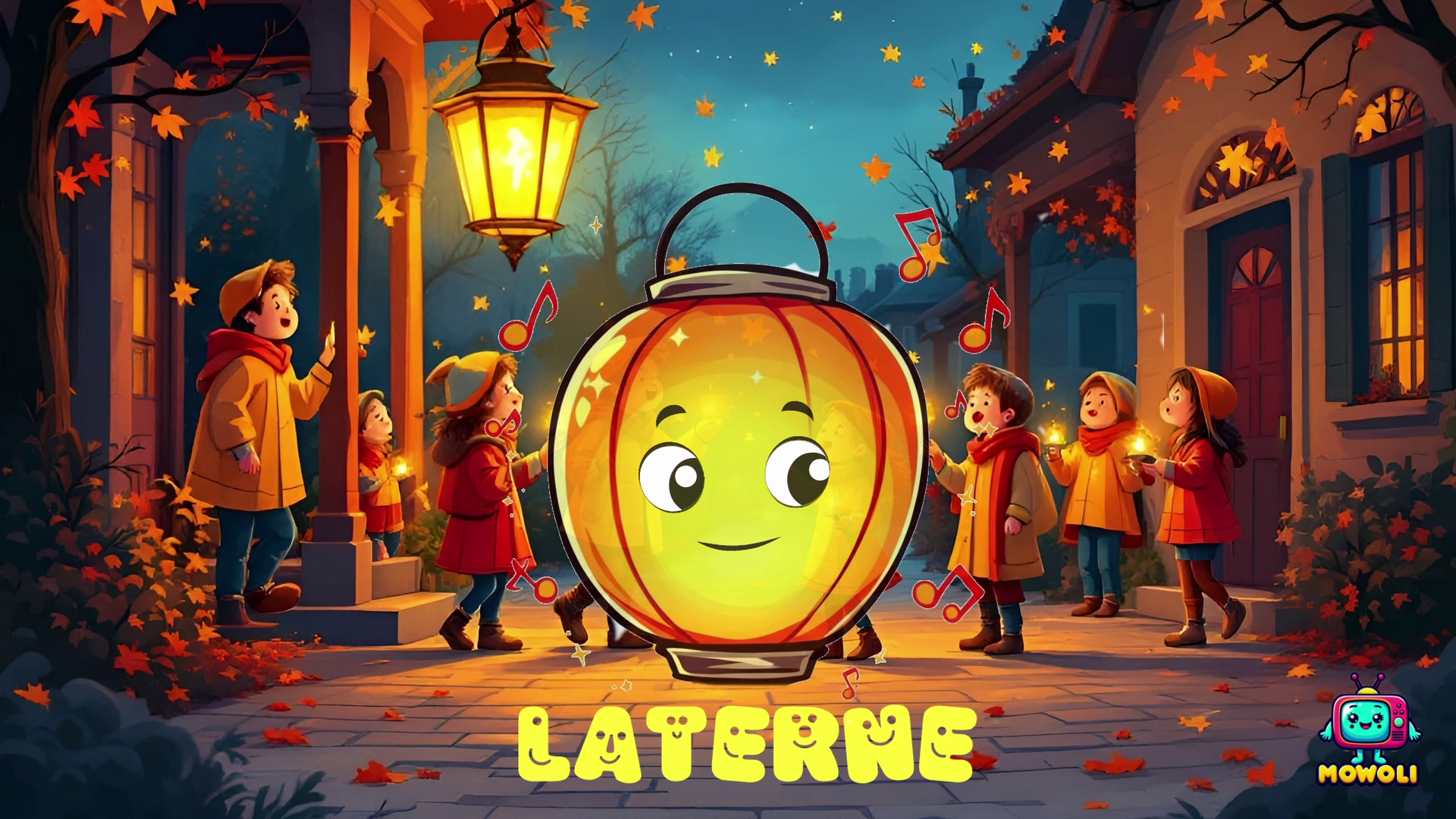 LATERNE Das leuchtende Einwort-Kinderlied zu Sankt Martin