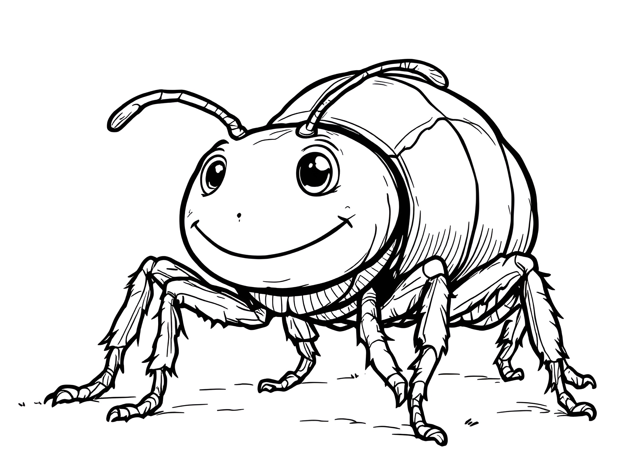 Ausmalbild Maikäfer – Bunter Malspaß mit einem Frühlingsboten 🐞 von MOWOLI