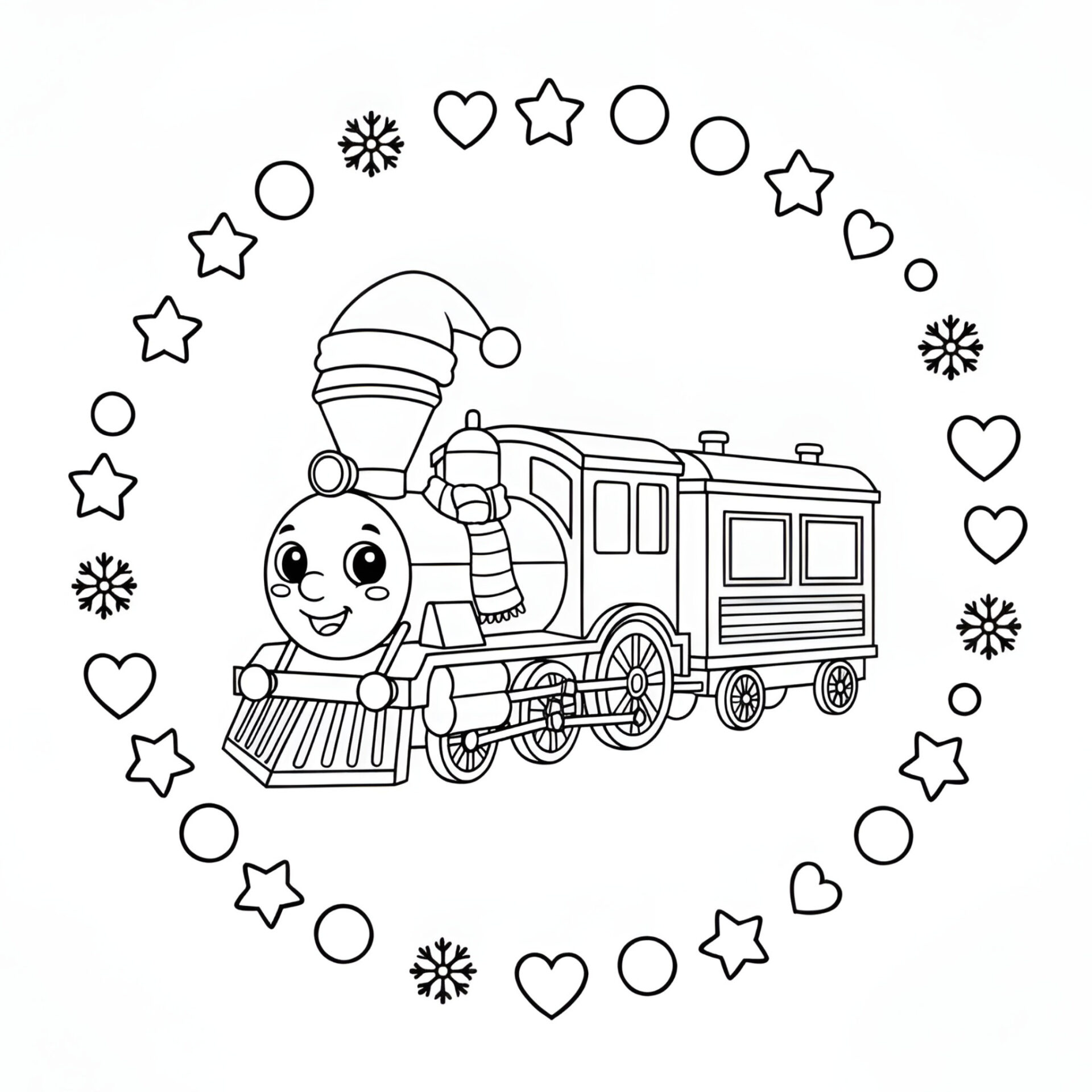 Ausmalbild Modelleisenbahn 🚂 Detailreicher Malspaß für kleine Zugfans von MOWOLI