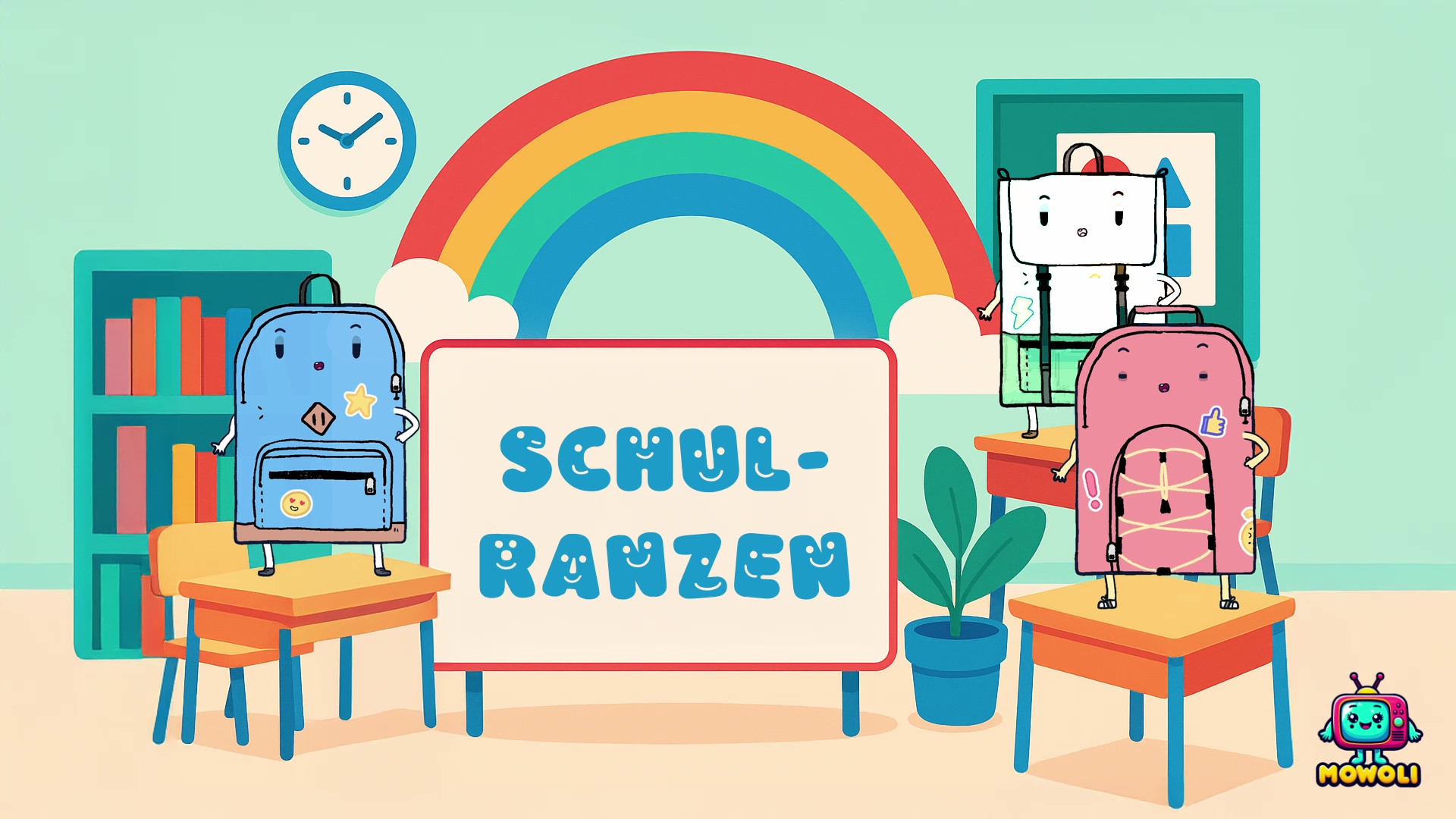 Schulranzen Einwort-Kinderlied zur Einschulung von MOWOLI