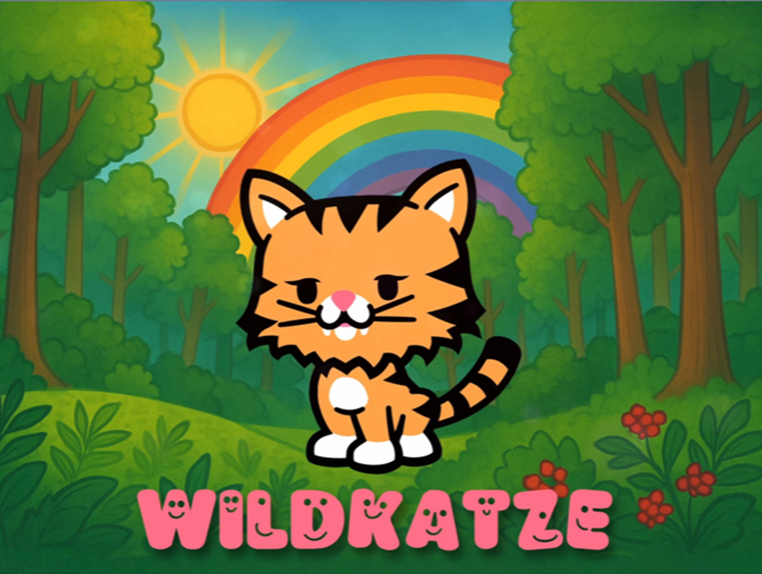 WILD WILD WILDKATZE 🐱 Das Einwort-Kinderlied aus dem Wald von MOWOLI