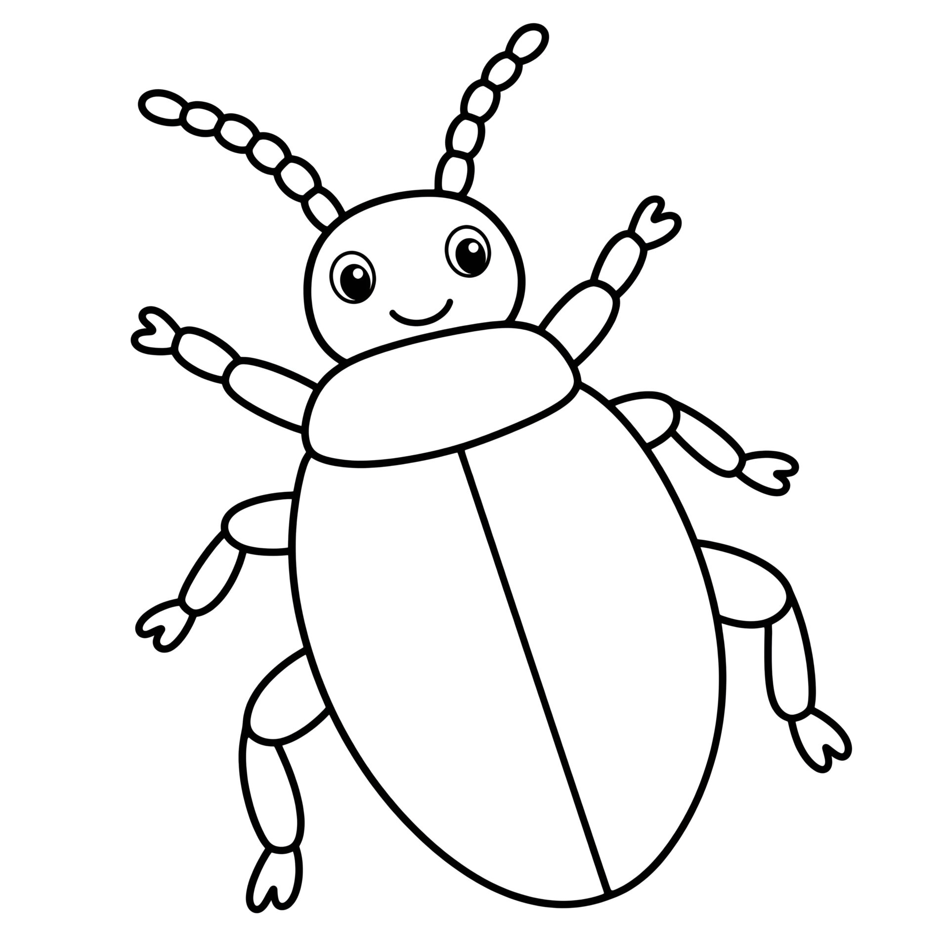 Weichkäfer Ausmalbild kostenlos – Malvorlage zum Ausdrucken für Kinder von MOWOLI