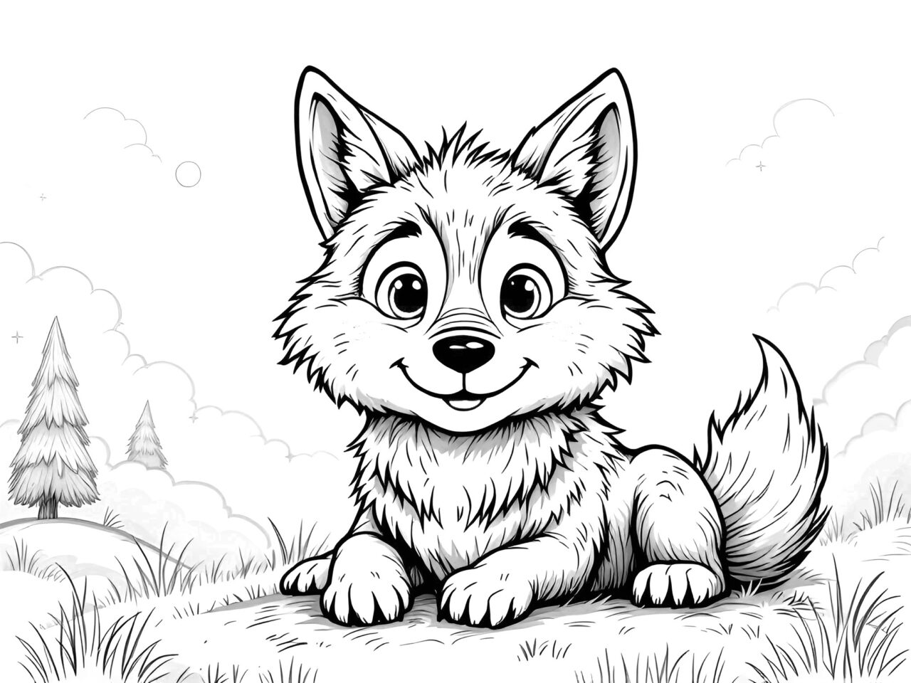 Ausmalbilder Waldtiere für Kinder - MOWOLI 🌈 Deine bunte Kinderwelt!